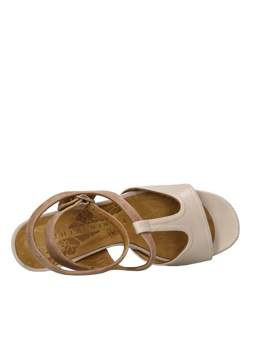 Sandali in pelle e camoscio CHIE MIHARA | BASHIRA DUQUESAND